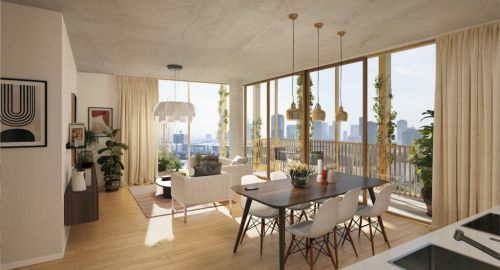 Projekt Westpark Frankfurt - Wohnidee